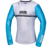 IXS Trigger 4.0 Maillot de motocross, gris-azul, tamaño M para Hombres