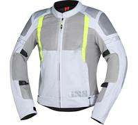 IXS Trigonis-Air, chaqueta textil L male Gris Claro/Gris/Amarillo Neón