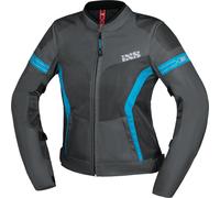 IXS Trigonis-Air Chaqueta textil para motocicletas para damas, gris-azul, tamaño S para Mujer