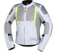 IXS Trigonis-Air, chaqueta textil S male Gris Claro/Gris/Amarillo Neón