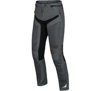 IXS Trigonis-Air Pantalones textiles para motocicletas para damas, negro-gris, tamaño M para Mujer