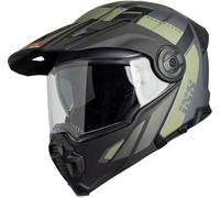 IXS Venture 1.0 Casco, negro-gris-verde, tamaño S para Hombres