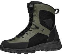 IXS Venture-Air 1.0 Botas de moto, negro-verde, tamaño 42 para Hombres