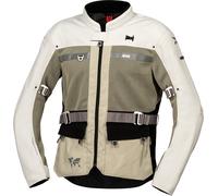 IXS Venture-BigAir 1.0, chaqueta textil 4XL male Gris Claro/Oliva/Negro