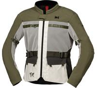 IXS Venture-BigAir 1.0, chaqueta textil 4XL male Oliva/Gris Claro/Negro