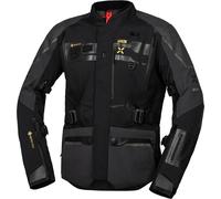 IXS Venture-GTX 1.0 Chaqueta textil de moto impermeable, negro/gris, Talla M larga