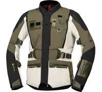 IXS Venture-GTX 1.0 Chaqueta textil de moto impermeable, gris-verde, tamaño 3XL para Hombres