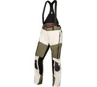 IXS Venture-GTX 1.0 Pantalones Textiles de Motocicleta Impermeables, Gris claro/verde, Talla XL