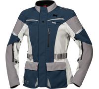 IXS Venture-STX 1.0 Chaqueta textil impermeable para mujer, gris-azul, tamaño 3XL