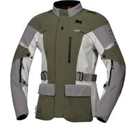 IXS Venture-STX 1.0 Chaqueta textil impermeable para mujer, verde/gris, Talla XXL