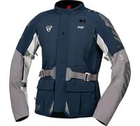 IXS Venture-STX 1.0, chaqueta textil impermeable XXL male Azul Oscuro/Gris/Gris Claro
