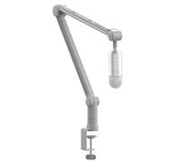 IXTECH Brazo de brazo - Micrófono giratorio ajustable de 360° resistente de acero inoxidable para micrófono, soporte de mesa, tijera plegable, brazos de montaje estables para estudio de radio,