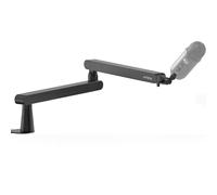 IXTECH Brazo de micrófono giratorio ajustable de 360° Mesa de brazo de micrófono de acero inoxidable Soporte de Micrófono Brazos de montaje de micrófono estables para estudio de radio juegos LIZARD