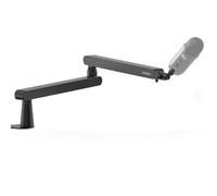 IXTECH Brazo de micrófono giratorio ajustable de 360° Mesa de brazo de micrófono de acero inoxidable Soporte de Micrófono Brazos de montaje de micrófono estables para estudio de radio juegos LIZARD