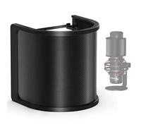 IXTECH Micrófono Pop Filtro Micrófono Pop Pantalla con Malla Metálica y Filtro de Espuma Micrófono de Mano Parabrisas Protector de Ruido Accesorios de Micrófono para Grabación de Podcast Streaming