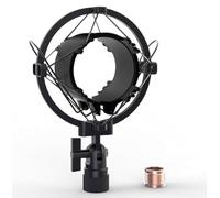 IXTECH Soporte de micrófono para micrófono soporte de micrófono para aislamiento de ruido soporte antivibración para reducir el ruido de vibración para micrófono condensador de 48mm-51mm de diámetro