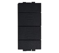 IXTRIMA Botón interruptor 2P 10 A persianas color negro compatible con Bticino Living International/Light