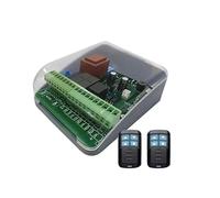 IXTRIMA Centralita universal para persiana, puerta de garaje, compuerta y motor enrollables, automatización de persiana tubular con receptor de radio 433 MHz y 2 mandos precodificados