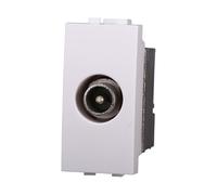 IXTRIMA Conector toma TV terminal macho color blanco compatible con Bticino Living Light/International, 1 unidad