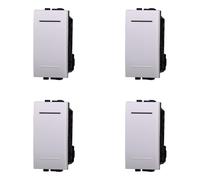 IXTRIMA Desviador 1P 16 A unipolar color blanco compatible con Bticino Living Light 4 unidades