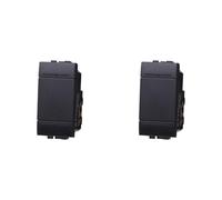 IXTRIMA Interruptor 1P 16 A unipolar color negro compatible con Bticino Living International/Light 2 unidades