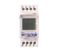 IXTRIMA Interruptor astronómico Digital DIN, Temporizador LCD semanal, 16 A 230 V, Montaje en Carril DIN para iluminación automática, 1 Canal y 2 Canales (2 Canales)