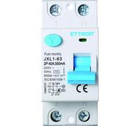 IXTRIMA Interruptor diferencial puro 2P 40A 300mA 220V-6KA 300mA para carril DIN - 2 módulos DIN - Protección circuitos y seguridad instalaciones