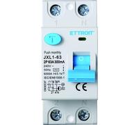 IXTRIMA Interruptor diferencial puro 2P 63A 300mA 220V-6KA 300mA para carril DIN - 2 módulos DIN - Protección circuitos y seguridad instalaciones