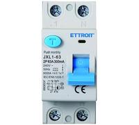 IXTRIMA Interruptor diferencial puro 2P 63A 300mA 220V-6KA Clase A 300mA para carril DIN - 2 módulos DIN - Protección circuitos y seguridad instalaciones