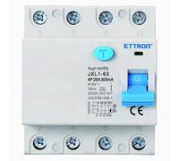 IXTRIMA Interruptor diferencial puro 4P 25A 300mA 380V-6KA Clase A 300mA para carril DIN - 4 módulos DIN - Protección circuitos y seguridad instalaciones