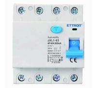 IXTRIMA Interruptor diferencial puro 4P 40A 300mA 380V-6KA Clase A 300mA para carril DIN - 4 módulos DIN - Protección circuitos y seguridad instalaciones