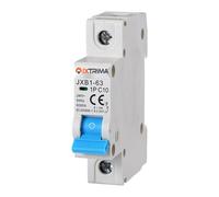 IXTRIMA Interruptor magnetotérmico 1P 10A 220V 6KA para carril DIN - 1 módulo DIN - Protección circuitos y seguridad instalaciones