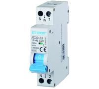IXTRIMA Interruptor magnetotérmico 1P + N 20 A 220 V 6 KA para riel DIN - 1 módulo DIN - Protección de circuitos y seguridad de instalaciones