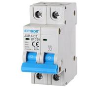 IXTRIMA Interruptor magnetotérmico automático, 2P 20A 220V 6kA, bipolar MCB 2P C20