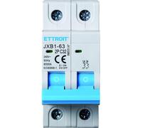 IXTRIMA Interruptor magnetotérmico automático, 2P, 32 A, 220 V, 6 kA, bipolar MCB 2P C32