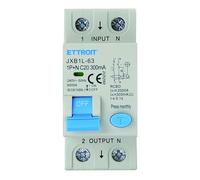 IXTRIMA Interruptor magnetotérmico diferencial 1P + N 20A 300mA 220V-6KA Clase A 2 módulos 300mA para carril DIN - Protección circuitos y seguridad instalaciones