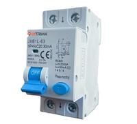 IXTRIMA Interruptor magnetotérmico diferencial 1P + N 20A 30mA 220V-6KA 2 módulos 30mA para carril DIN - Protección circuitos y seguridad instalaciones