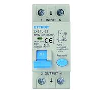 IXTRIMA Interruptor magnetotérmico diferencial 1P + N 25A 300mA 220V-6KA Clase A 2 módulos 300mA para carril DIN - Protección circuitos y seguridad instalaciones