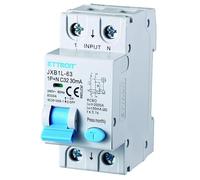 IXTRIMA Interruptor magnetotérmico diferencial 1P + N 32A 30mA 220V-6KA Clase A 2 módulos 30mA para carril DIN - Protección circuitos y seguridad instalaciones