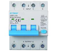 IXTRIMA Interruptor magnetotérmico diferencial 3P + N 20A 30mA 380V-6KA Clase A 30mA para carril DIN - 4 módulos DIN - Protección circuitos y seguridad instalaciones