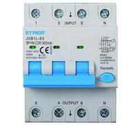 IXTRIMA Interruptor magnetotérmico diferencial 3P + N 25A 300mA 380V-6KA Clase A 300mA para carril DIN - 4 módulos DIN - Protección circuitos y seguridad instalaciones