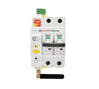 IXTRIMA Interruptor magnetotérmico WiFi 2P 16A Tuya Smart para automatización cuadro eléctrico - ESR3216