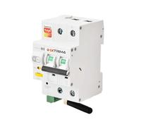 IXTRIMA Interruptor magnetotérmico WiFi 2P 63A Cuenta Energía Tuya Smart para monitoreo y protección de líneas - ESR3S263