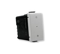 IXTRIMA Interruptor regulador conectado Smart Wifi Tuya fruto módulo compatible con soportes Vimar plana blanco
