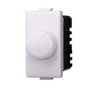 Ixtrima Regulador regulador de perilla compatible Bticino Livinglight para cargas resistivas 100 W-1000 W color blanco - 1 unidad