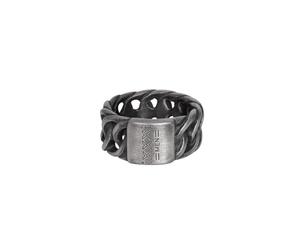 iXXXi Men Anillo Rolls-Royce Plata Antigua | 21mm, Acero inoxidable, Sin piedras preciosas