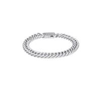 iXXXi Men Pulsera de acero inoxidable para hombre São Paulo Plata | 21cm, Medium, Acero inoxidable, No es una piedra preciosa