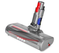Ixydor Cepillo Compatible con Dyson V7, V8, V10, V11, V15, Cepillo Turbina Inalámbrico con 4 LEDs, Cepillo Motorizado para Suelos Duros y Alfombras