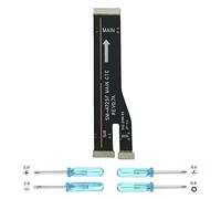 iYAiYO Conector cable flexible para conexión de placa base compatible con Samsung A72 SM-A725F, SM-A725F/DS, SM-A725M, SM-A725M/DS incl. Destornilladores