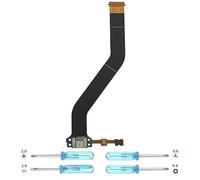 iYAiYO Conector Dock Flex Cable Compatible con Samsung Tab 4 10.1 SM-T530 Puerto de Carga Conector Cargador con Cable Flexible Inc Destornilladores